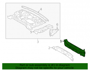 Задняя панель Audi A6 C8 19-24 в сборе 2 части