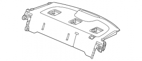 Raft spate negru 4D pentru Honda Civic XI FE/FL 22-26