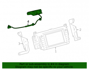 GPS Antenn Toyota Rav4 13-18