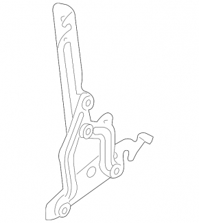 Петля капота левая Ford Fiesta 11-19