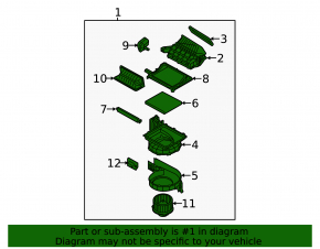 Печка в сборе Hyundai Sonata 11-11