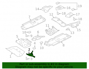 Protecție bara față stânga Porsche Cayenne 24-26