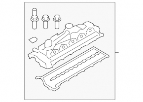 Крышка клапанная BMW X5 E70 09-13 3.0d