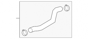 Патрубок охлаждения верхний Chevrolet Malibu 13-14 hybrid