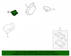Динамик торпедный Nissan Altima 13-18 Bose