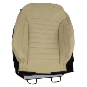 Пассажирское сидение Ford Edge 15-17 без airbag, кожа беж