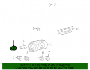 Кнопка зажигания Start-Stop Toyota Avalon 13-18