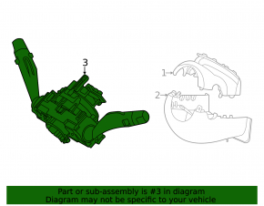 Подрулевой переключатель гитара в сборе Kia EV6 22 с шлейфом под подогрев руля
