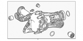 Редуктор передний Mercedes X167 GLS 20-26 3.46