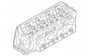 Головка блока цилиндров голая Audi A4 B8 08-16 2.0T