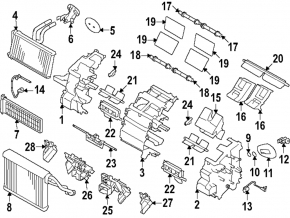 Испаритель Subaru Forester 25-26