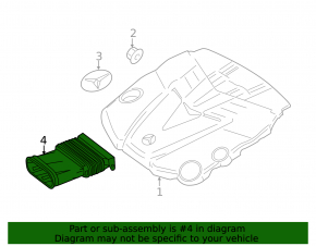 Воздуховод передний Mercedes W166 ML 12-16 3.0d