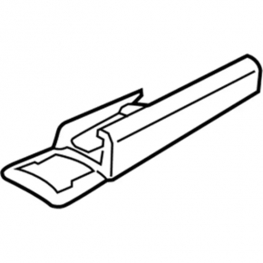 Ornamente laterale scaun șofer față stânga Lincoln MKZ 13-20, maro