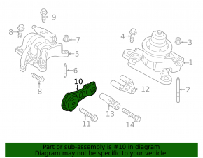 Опора АКПП нижняя Ford Explorer 16-19