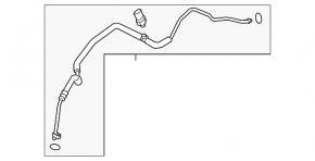 Трубка кондиционера печка-конденсер Mazda CX-5 17-24