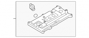 Крышка клапанная Nissan Versa 1.8 10-12 MR18DE