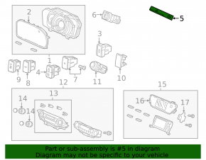 Кнопка аварийки Honda CRV 15-16