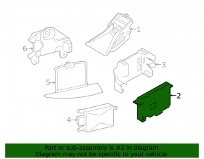 Collision Avoidance Control Module BMW X1 F48 16-22