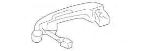 Ручка двери внешняя передняя левая smart key Toyota Prius 20 04-05