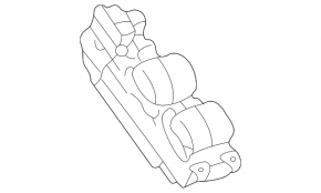 Controlul geamului electric din față, stânga, pentru Toyota Highlander 01-07, cu capac