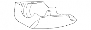 Ornamente coloană direcție Ford Fusion mk5 17-20, maro, reglabile electric, 2 piese, zgârieturi