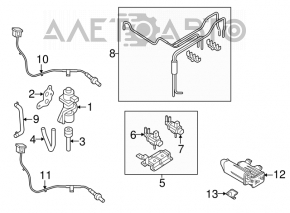Канистра с углем абсорбер голая Mazda3 MPS 09-13