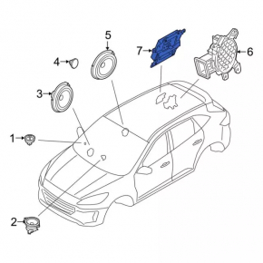 Усилитель аудио Ford Escape MK4 20-22 Bang & olufsen