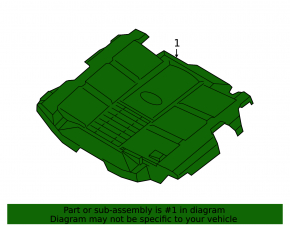 Накладка двигателя Subaru Outback 10-14 3.6