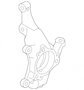 Цапфа передняя левая Hyundai Elantra 21-26
