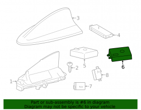 Radio Antenna Suppression Filter Module BMW 4 F32/33/36 14-20