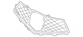 Сетка решетки радиатора grill Acura MDX 17-20 рест