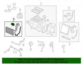 Радиатор отопителя печки Honda CRV 12-16