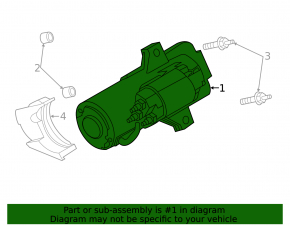 Стартер Ford Edge 15-18 2.0T тип 2