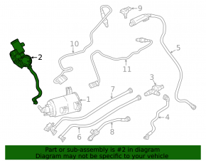 Фильтр топливного абсорбера BMW 5 G30 17-23 2.0T, 3.0T, 4.4T