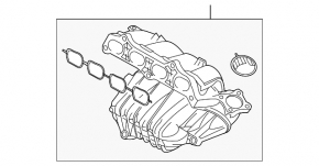 Коллектор впускной Toyota Rav4 2.5 10-08