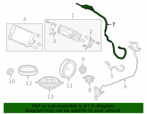 Antenna assy, gps Honda Civic X FC 16-21