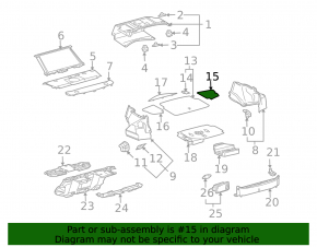 Пол багажника правый Lexus GS300 GS350 GS430 GS450h 06-11