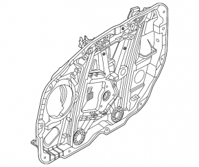 Механизм стеклоподъемника передний левый левый Kia K5 21-24