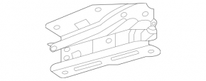 Петля капота левая Mercedes W167 GLE 350 450 20-26