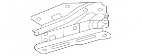 Петля капота левая Mercedes W167 GLE 350 450 20-26