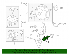 Вакуумный насос ГТЦ BMW X5 F15 16-18 plug-in