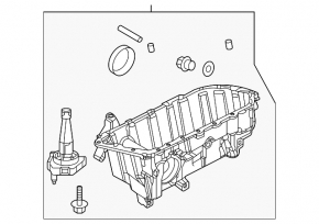 Поддон двигателя Mazda CX-70 25-26 2.5, PHEV