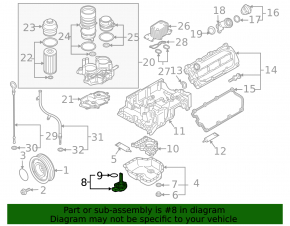 Датчик уровня масла Audi Q5 8R 11-17 2.0T