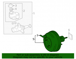 Вакуумный усилитель Toyota Rav4 19-25 2.5