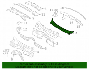 Grila stergatoarelor din plastic pentru BMW 335i e92 07-13