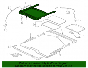 Люк в сборе Honda Civic X FC 16-20 4d серая шторка, царапины