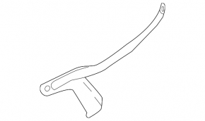 Кронштейн блока ECU Lexus NX300h 15-21 нижний