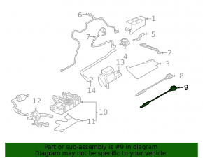 Sondă Lambda a doua Audi Q5 80A 21-24 MHEV