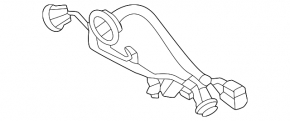 Cablaj lampa de înmatriculare portbagaj Hyundai Tucson 22-24
