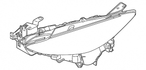 Far dreapta față Mazda 3 14-16 BM pre-restilizare xenon fără AFS nou neoriginal